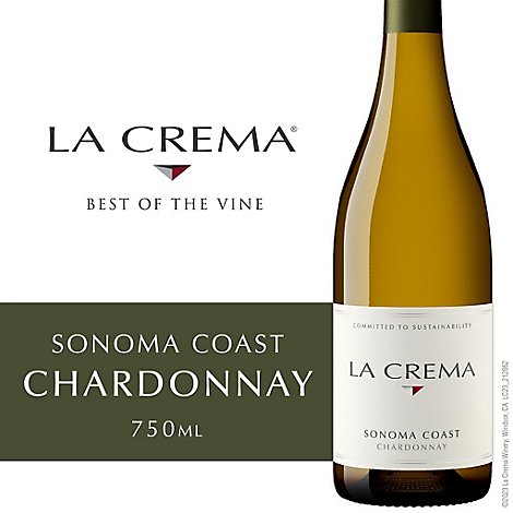 La Crema Wine White Chardonnay Sonoma Coast - 750 Ml