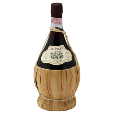 BellAgio Villa Banfi Chianti Straw Wine - 1 Liter - Image 1