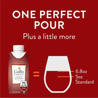 Gallo Family Vineyards Cabernet Sauvignon Tetra - 4 - 200 Ml - Image 5
