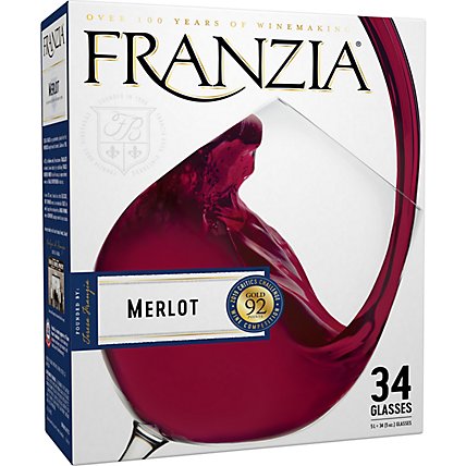 Franzia Merlot Red Wine - 5 Liters - Image 1