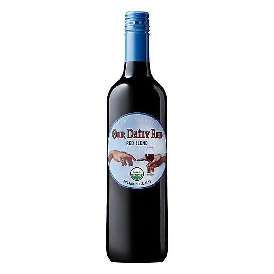Our Daily Red Orleans Hill Wine Sulfites Free - 750 Ml