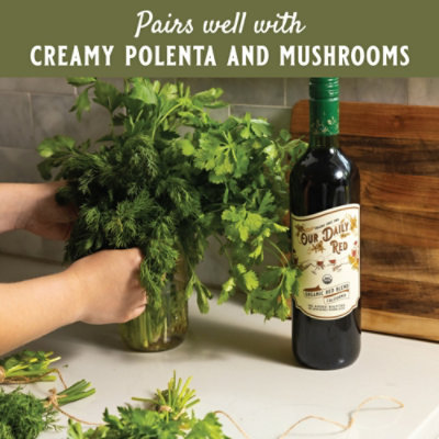 Our Daily Red Orleans Hill Wine Sulfites Free - 750 Ml - Image 3