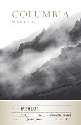 Columbia Winery Washington Merlot Red Wine - 750 Ml - Image 2