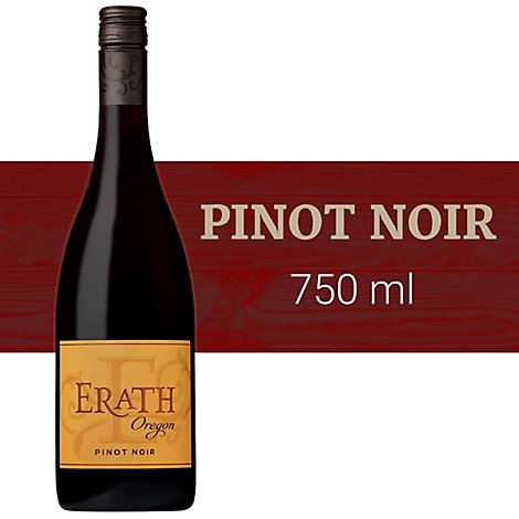 Erath Wine Pinot Noir Oregon - 750 Ml