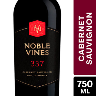 Noble Vines 337 Cabernet Sauvignon Lodi California Red Wine 750 Ml carrsqc