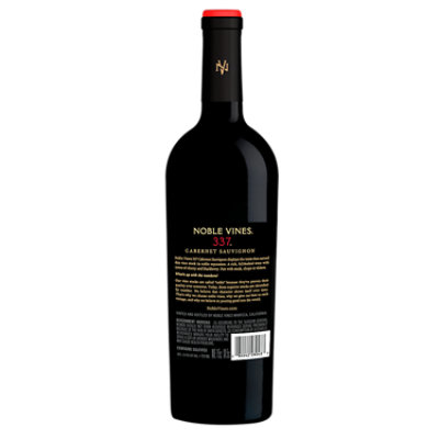 Noble Vines 337 Cabernet Sauvignon Lodi California Red Wine - 750 Ml - Image 5