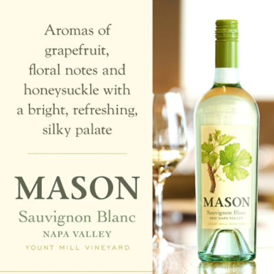 Mason Sauvignon Blanc White Wine Bottle - 750 Ml - Image 2