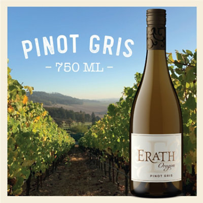 Erath Pinot Gris White Wine - 750 Ml - Image 1