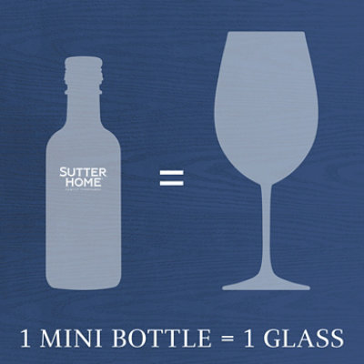 Sutter Home Merlot Red Wine Bottle - 4-187 Ml - Image 3