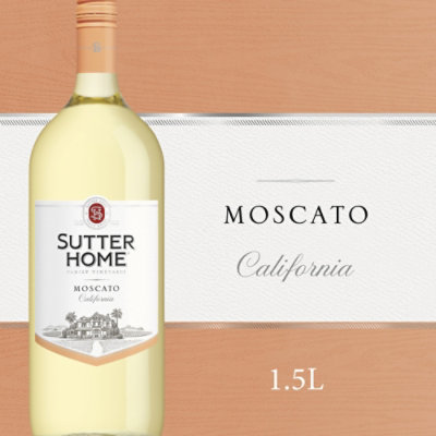 Sutter Home Moscato White Wine Bottle - 1.5 Liter - Image 1