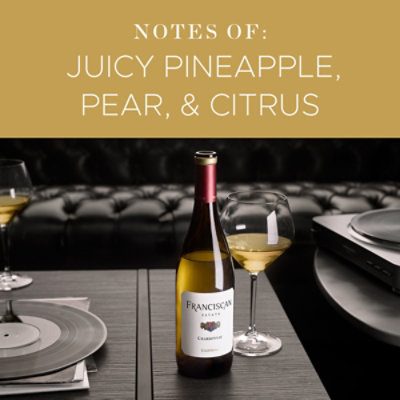 Franciscan Wine White Chardonnay - 750 Ml - Image 5