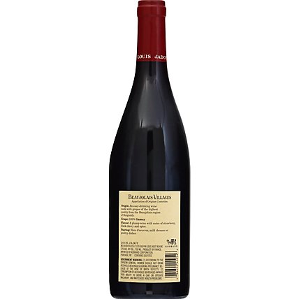 Louis Jadot Wine Red Burgundy Beaujolais-Villages - 750 Ml - Image 4