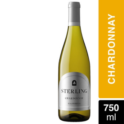 Sterling Vineyards Vintner's Collection California Chardonnay White Wine - 750 Ml - Image 1