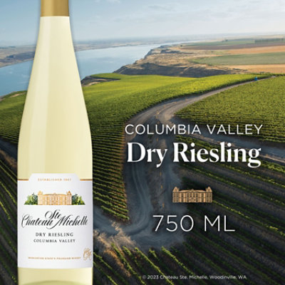 Chateau Ste. Michelle Columbia Valley Dry Riesling White Wine - 750 Ml - Image 1