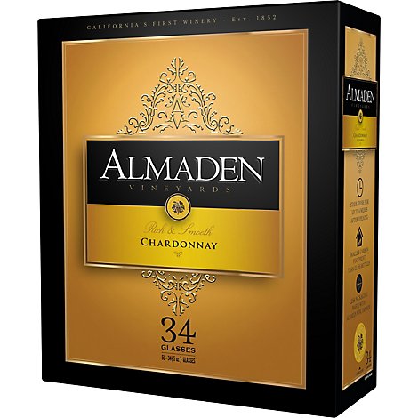 Almaden Chardonnay White Wine - 5 Liter