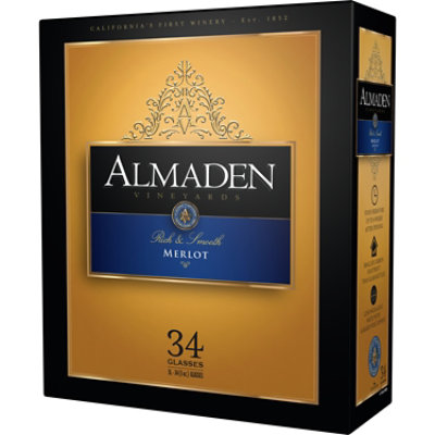 Almaden Merlot Red Wine - 5 Liter - Image 1