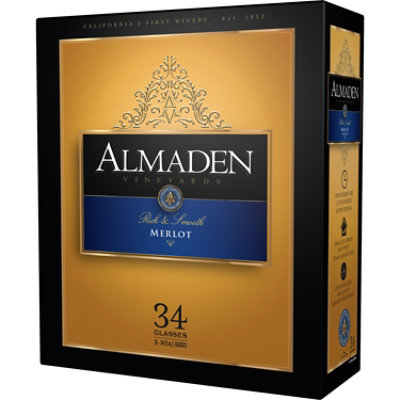 Almaden Merlot Red Wine - 5 Liter