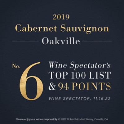 Robert Mondavi Winery The Estates Oakville Cabernet Sauvignon Red Wine - 750 Ml - Image 5