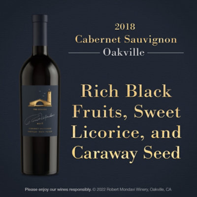 Robert Mondavi Winery The Estates Oakville Cabernet Sauvignon Red Wine - 750 Ml - Image 3