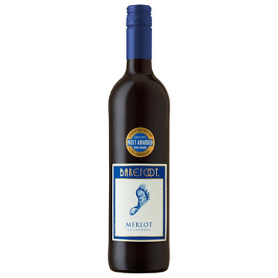 Barefoot Cellars Merlot Red Wine - 750 Ml - Image 1