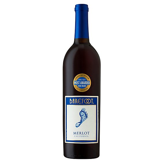 Barefoot Cellars Merlot Red Wine - 750 Ml