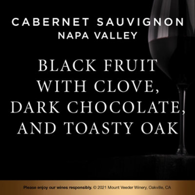 Mount Veeder Napa Valley Cabernet Sauvignon Red Wine - 750 Ml - Image 2