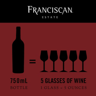 Franciscan Wine Red Cabernet Sauvignon - 750 Ml - Image 4