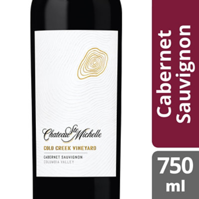 Chateau Ste. Michelle Wine Cabernet Sauvignon Cold Creek Vineyard - 750 Ml - Image 1