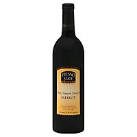 Fresno State Merlot Wine - 750 Ml - Image 1