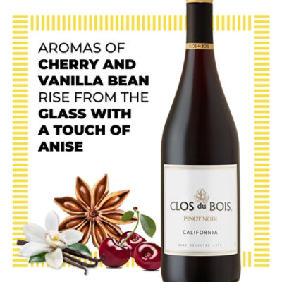 Clos du Bois Wine Red Pinot Noir - 750 Ml - Image 2