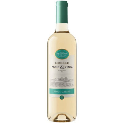 Main & Vine Beringer Pinot Grigio White Wine - 750 Ml