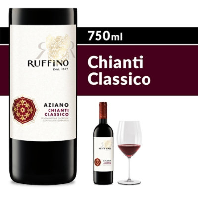 Ruffino Aziano Chianti Classico DOCG Sangiovese Red Blend Italian Red Wine - 750 Ml - Image 1