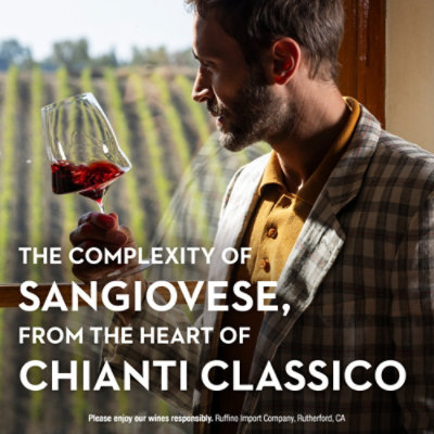 Ruffino Aziano Chianti Classico DOCG Sangiovese Red Blend Italian Red Wine - 750 Ml - Image 3