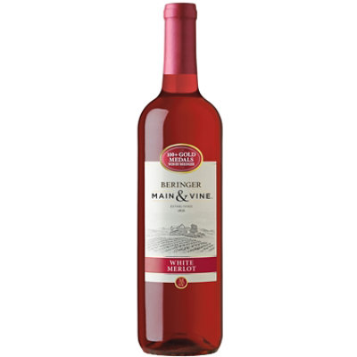Main & Vine Beringer White Merlot Pink Wine - 750 Ml