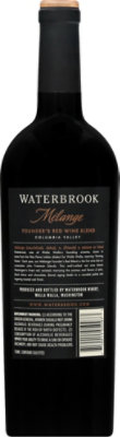Waterbrook Melange Red Wine - 750 Ml - Image 4