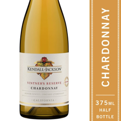 Kendall-Jackson Vintners Reserve Chardonnay White Wine Half Bottle - 375 Ml - Image 1