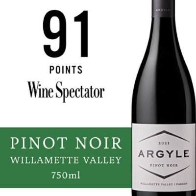 Argyle Willamette Valley Pinot Noir Wine - 750 Ml