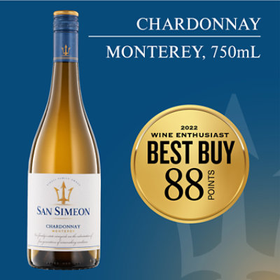 San Simeon Chardonnay Wine - 750 Ml - Image 1