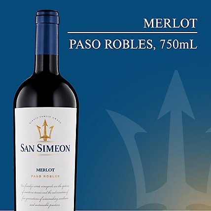 San Simeon Merlot Wine - 750 Ml - Image 2