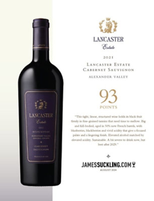Lancaster Estate Wine Red - 750 Ml - Image 4