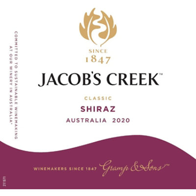 Jacobs Creek Wine Classic Shiraz - 750 Ml - Image 2