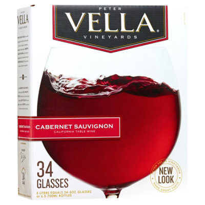 Peter Vella Cabernet Sauvignon Red Box Wine - 5 Liter - Image 2