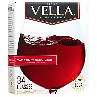 Peter Vella Cabernet Sauvignon Red Box Wine - 5 Liter - Image 1