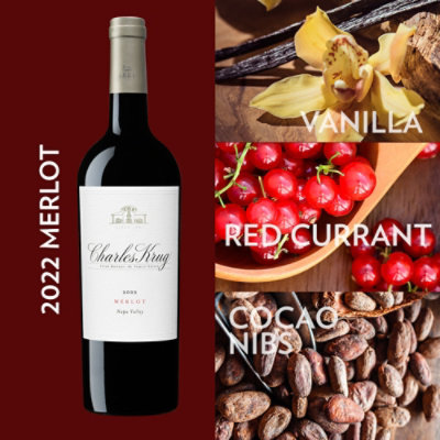 Charles Krug Wine Merlot Napa Valley - 750 Ml - Image 3