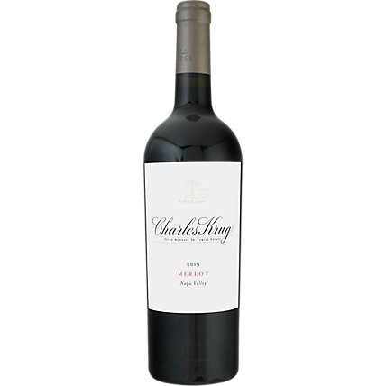 Charles Krug Wine Merlot Napa Valley - 750 Ml - Image 1