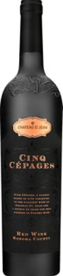 Chateau St. Jean Cinq Cepages Wine Cabernet Sauvignon Sonoma County - 750 Ml - Image 2