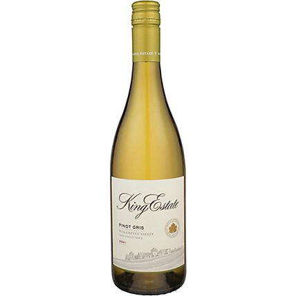 King Estate Pinot Gris Oregon White Wine - 750 Ml - Image 1