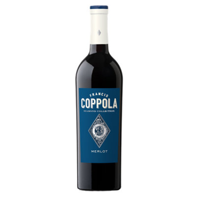 Coppola Diamond Collection Merlot Red Wine - 750 Ml - Image 2