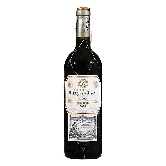 Marques De Riscal Wine Red Rioja Reserva - 750 Ml