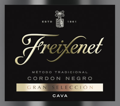 Freixenet Cordon Negro Extra Dry Cava Sparkling White Wine Bottle - 750 Ml - Image 2